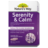 Natures Way Serenity + Calm 30 Capsules